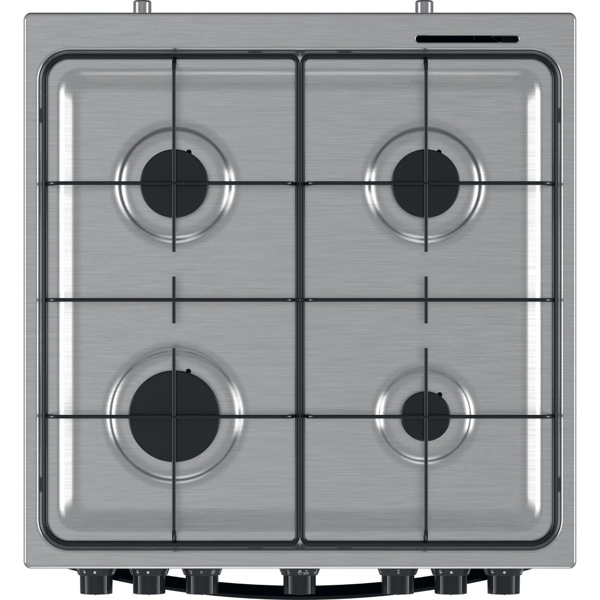 Indesit IS67G5PHX-UK Dual Fuel Cooker - Inox - A Rated