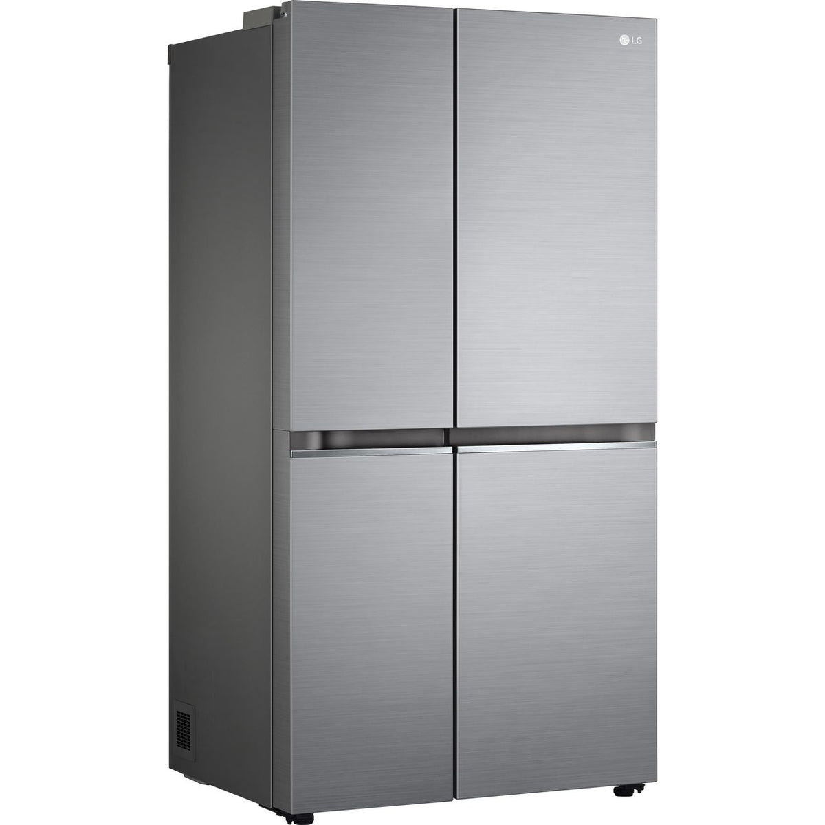 LG NatureFRESH™ GSBV70PZTL Frost Free American Fridge Freezer - Shiny Steel - E Rated