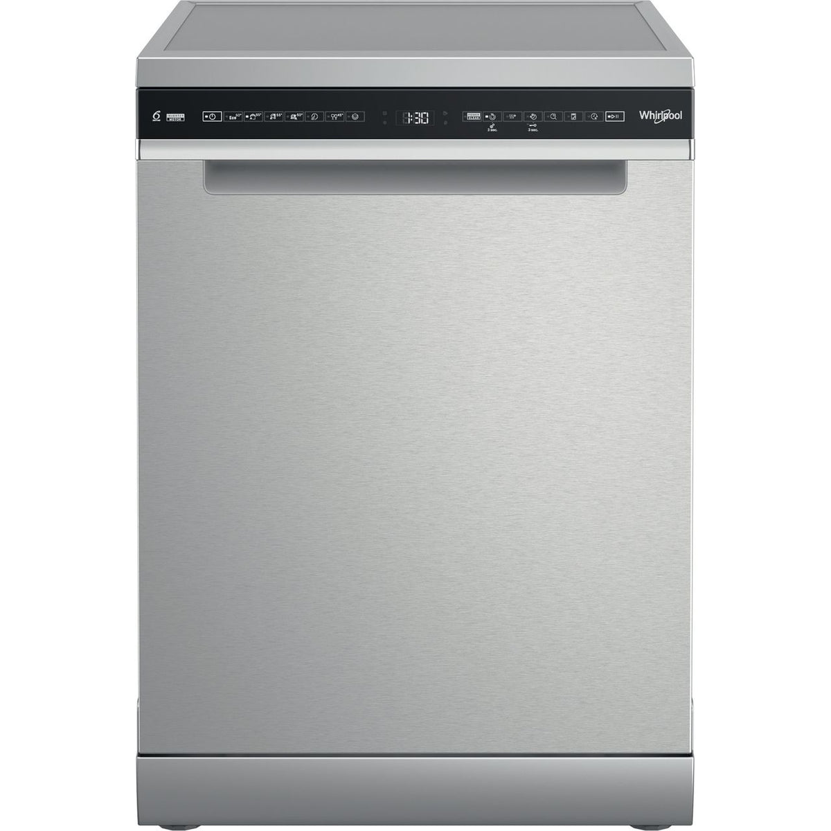 Whirlpool W7FHS51XUK Standard Dishwasher - Stainless Steel - B Rated