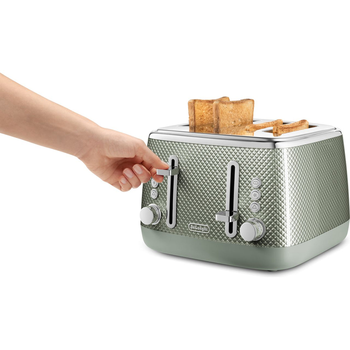 De'Longhi Luminosa CTL4003.GR 4 Slice Toaster - Green