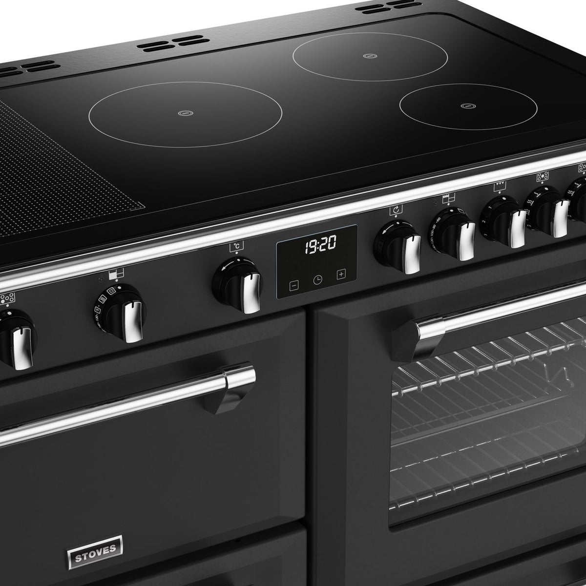 Stoves Richmond Deluxe ST DX RICH D1100Ei RTY AGR Electric Range Cooker with Induction Hob - Anthracite - A Rated