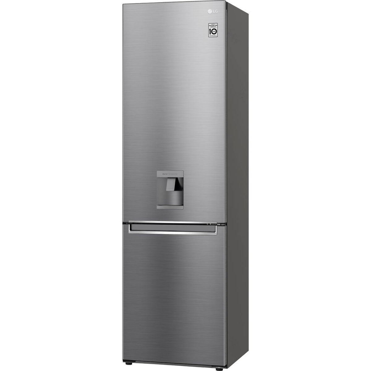 LG NatureFRESH™ GBF62PZGGN 70-30 Frost Free Fridge Freezer - Silver Steel - D Rated