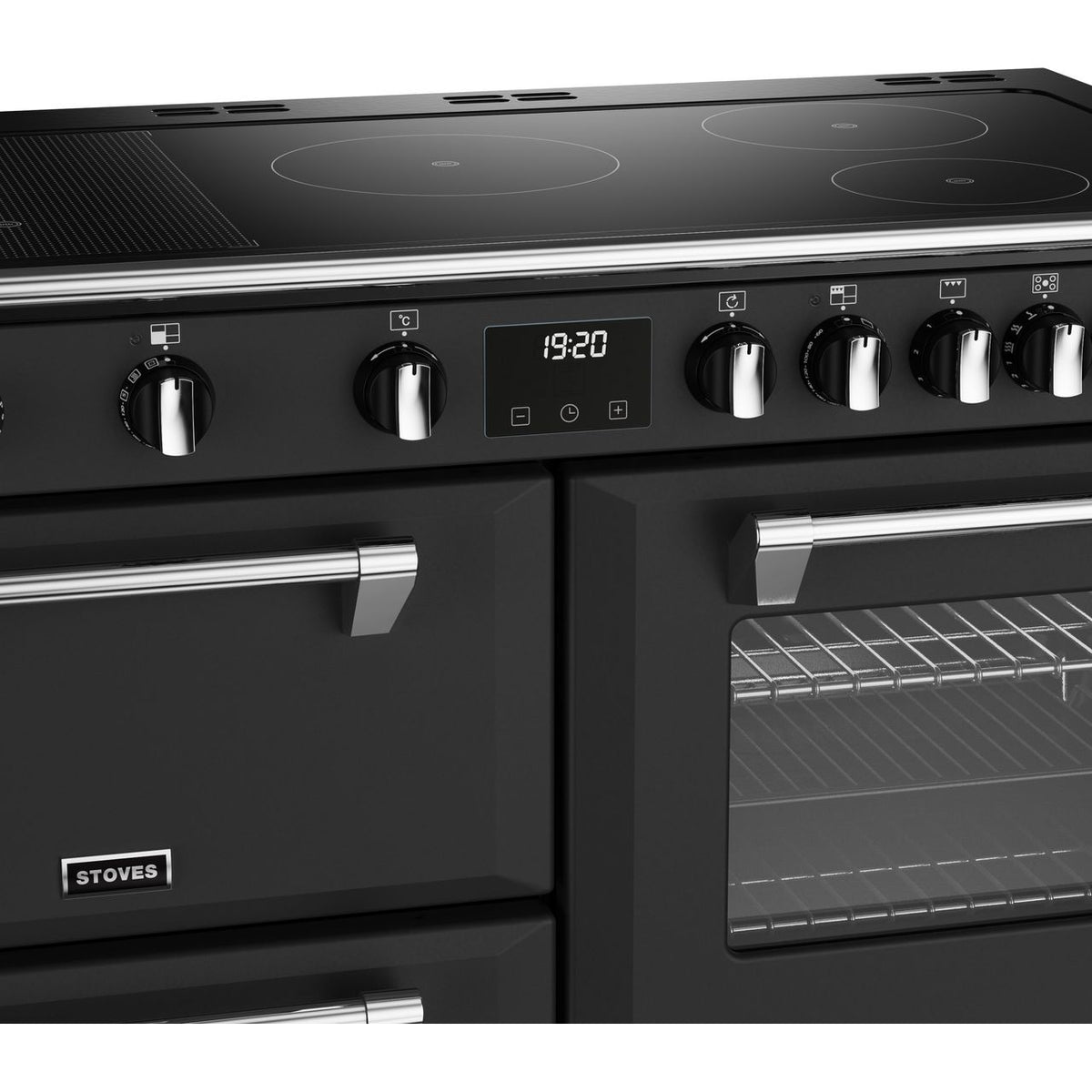 Stoves Richmond Deluxe ST DX RICH D1100Ei RTY AGR Electric Range Cooker with Induction Hob - Anthracite - A Rated