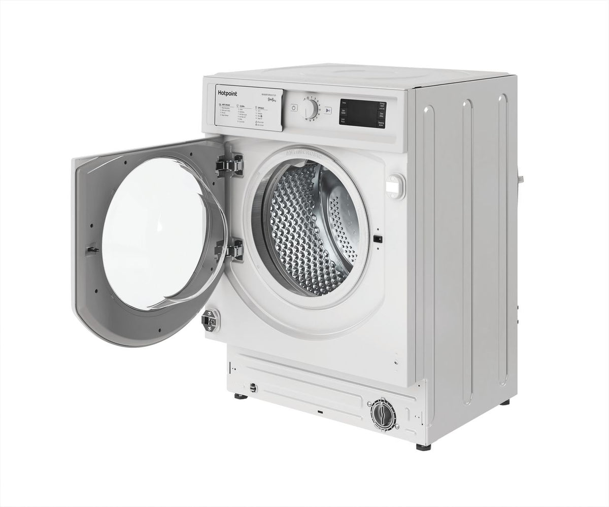 Hotpoint BIWDHG961485UK Integrated 9Kg - 6Kg Washer Dryer with 1400 rpm - White - D Rated