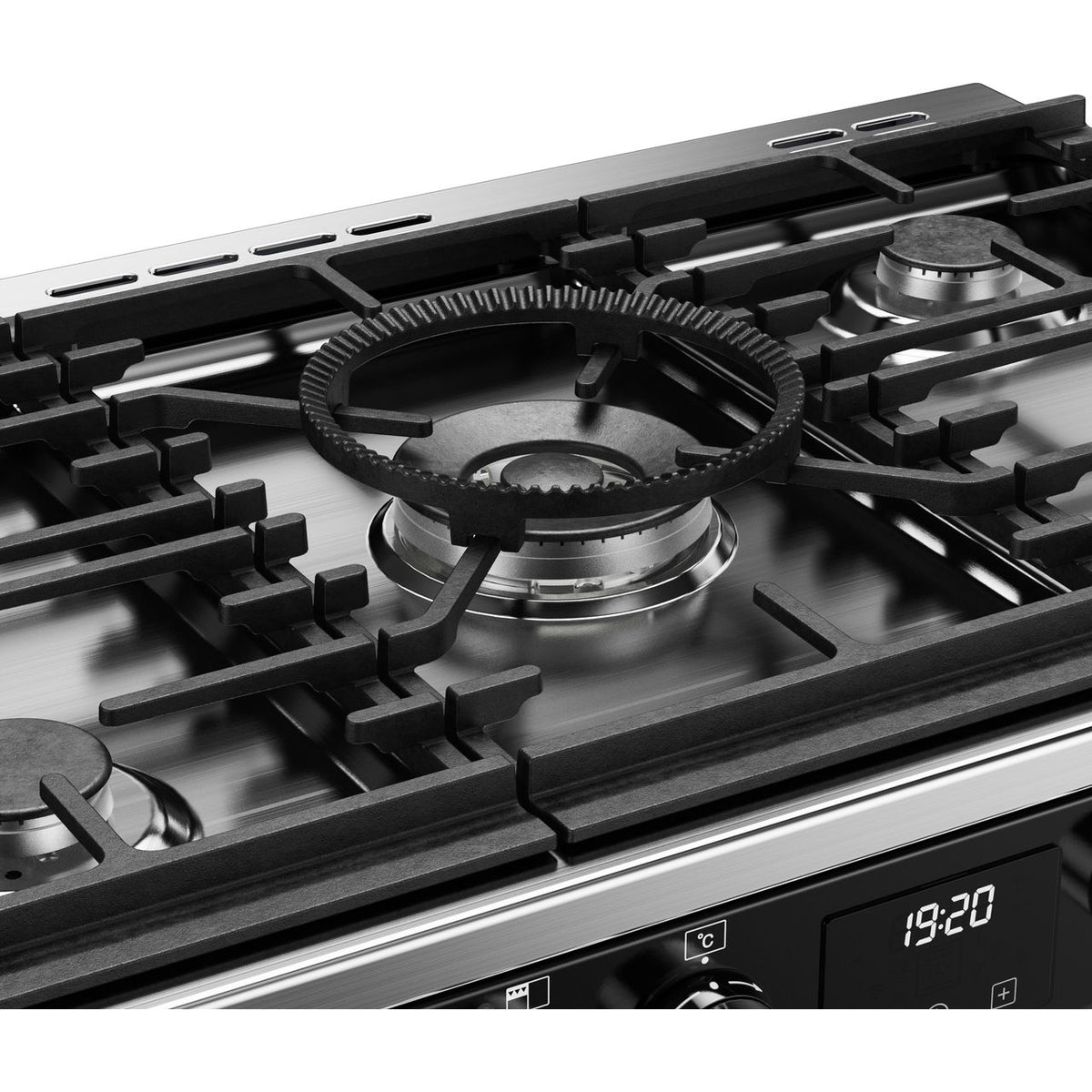 Stoves Precision Deluxe ST DX PREC D900DF BK Dual Fuel Range Cooker - Black - A-A-A Rated