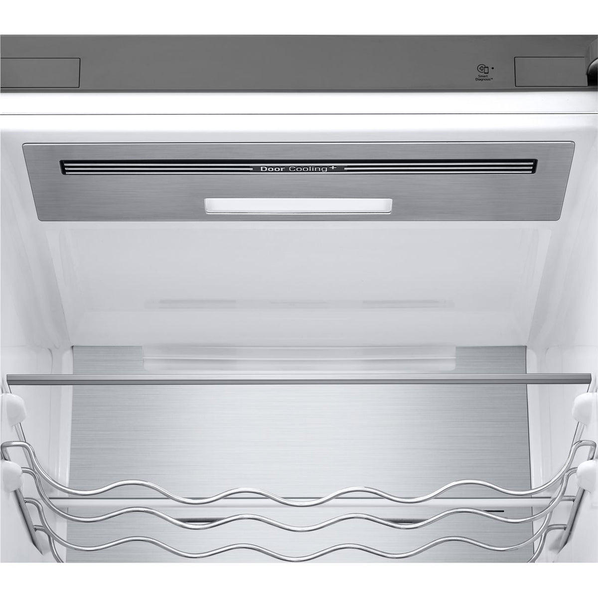 LG NatureFRESH™ GBB92STACP1 Wifi Connected 70-30 Frost Free Fridge Freezer - Stainless Steel - C Rated