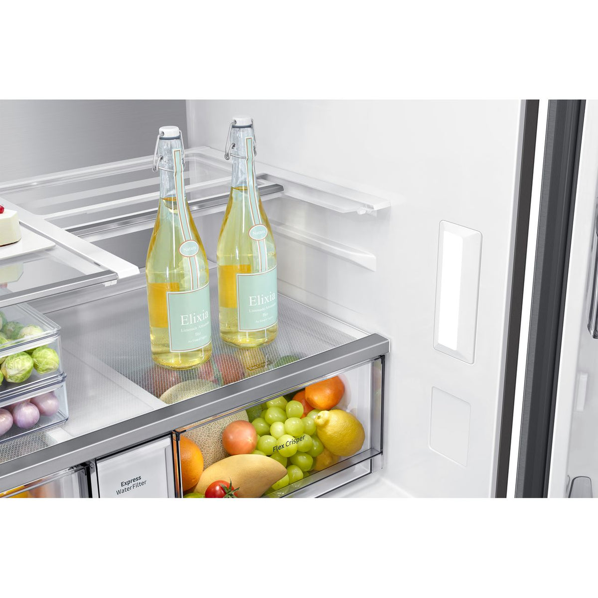 Samsung Family Hub™ RF65A977FSR Wifi Connected Plumbed Total No Frost American Fridge Freezer - Steel - F Rated