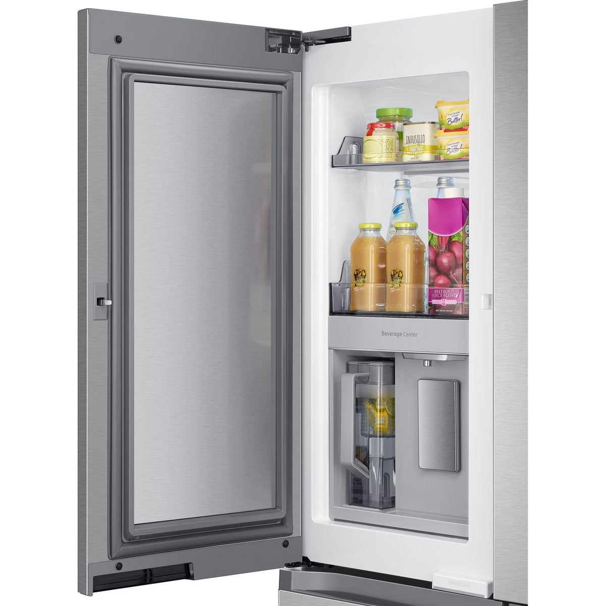 Samsung Family Hub™ RF65A977FSR Wifi Connected Plumbed Total No Frost American Fridge Freezer - Steel - F Rated