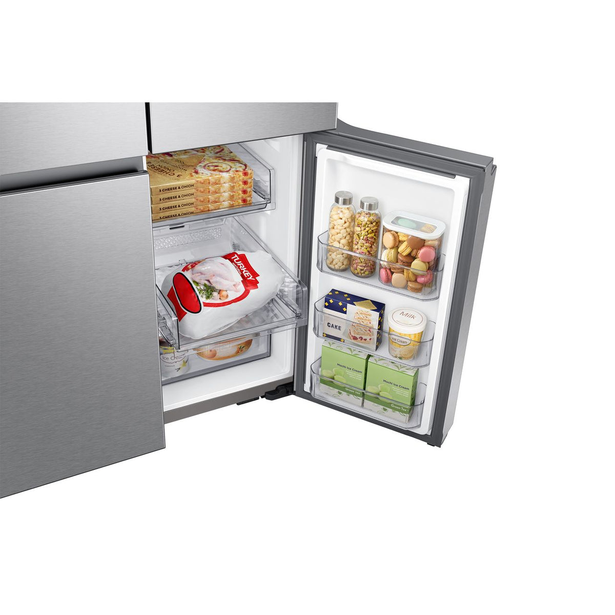 Samsung Family Hub™ RF65A977FSR Wifi Connected Plumbed Total No Frost American Fridge Freezer - Steel - F Rated