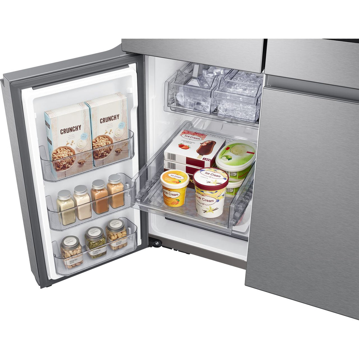 Samsung Family Hub™ RF65A977FSR Wifi Connected Plumbed Total No Frost American Fridge Freezer - Steel - F Rated