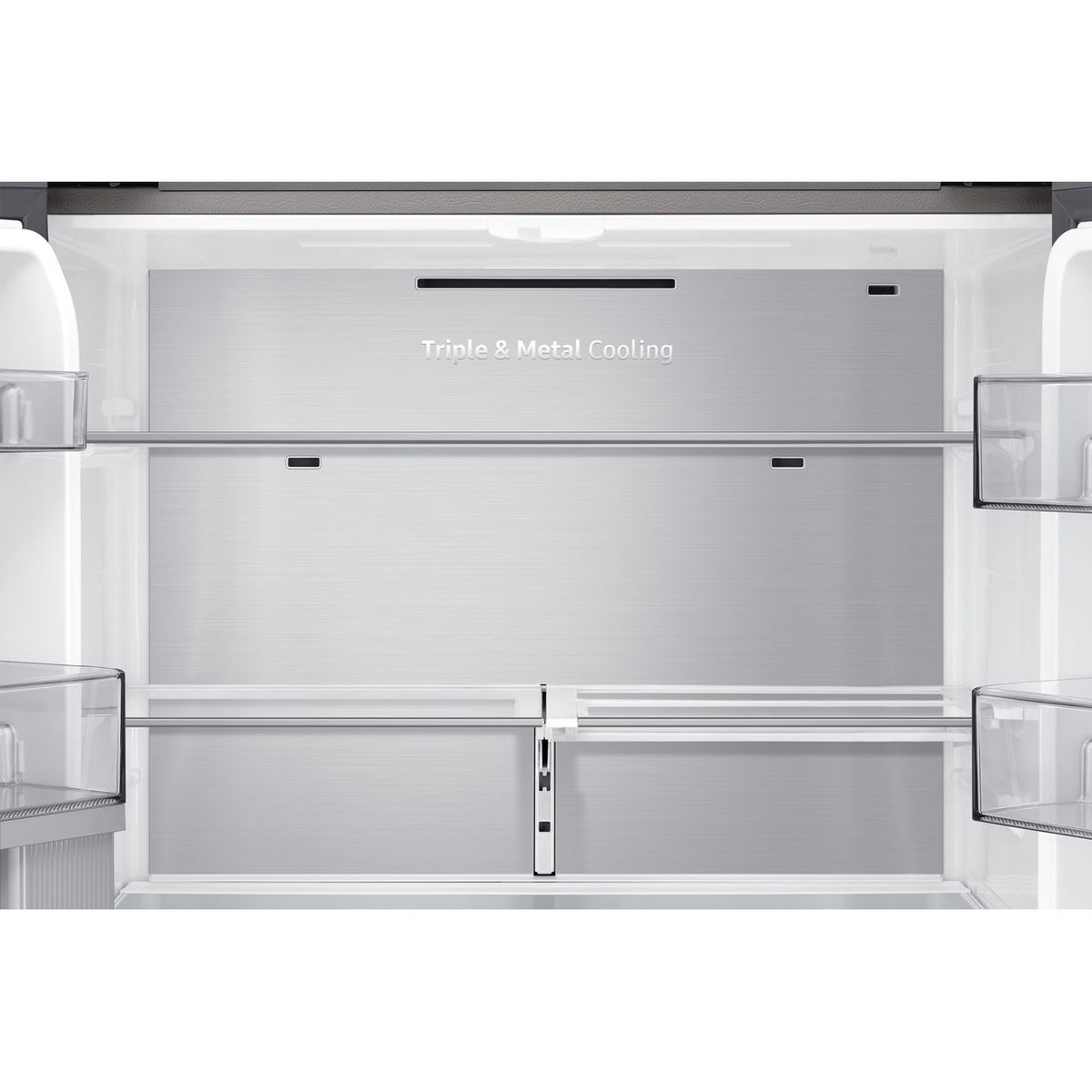 Samsung Family Hub™ RF65A977FSR Wifi Connected Plumbed Total No Frost American Fridge Freezer - Steel - F Rated