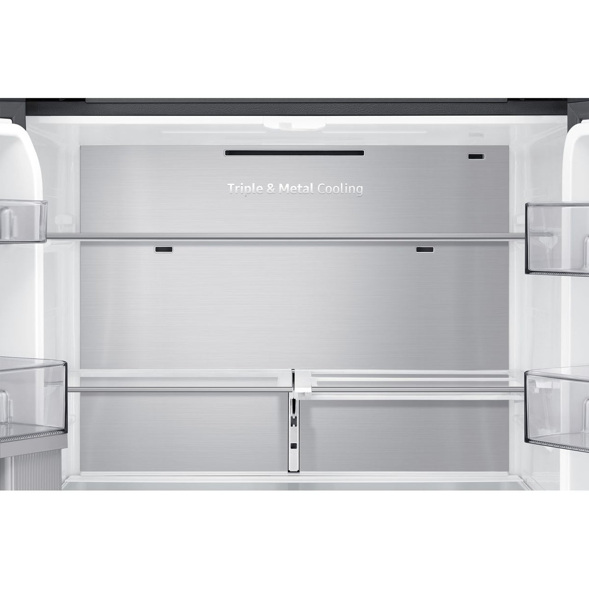 Samsung Family Hub™ RF65A977FB1 Wifi Connected Plumbed Total No Frost American Fridge Freezer - Black - Stainless Steel - F Rated