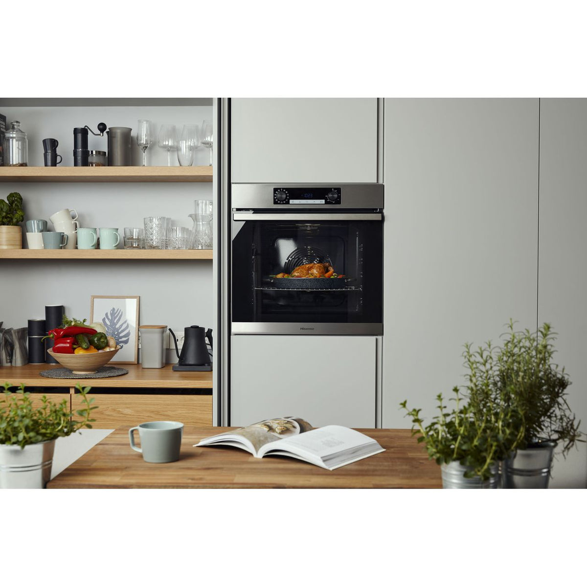 Hisense BI62212ABUK Built In Electric Single Oven - Black - A Rated