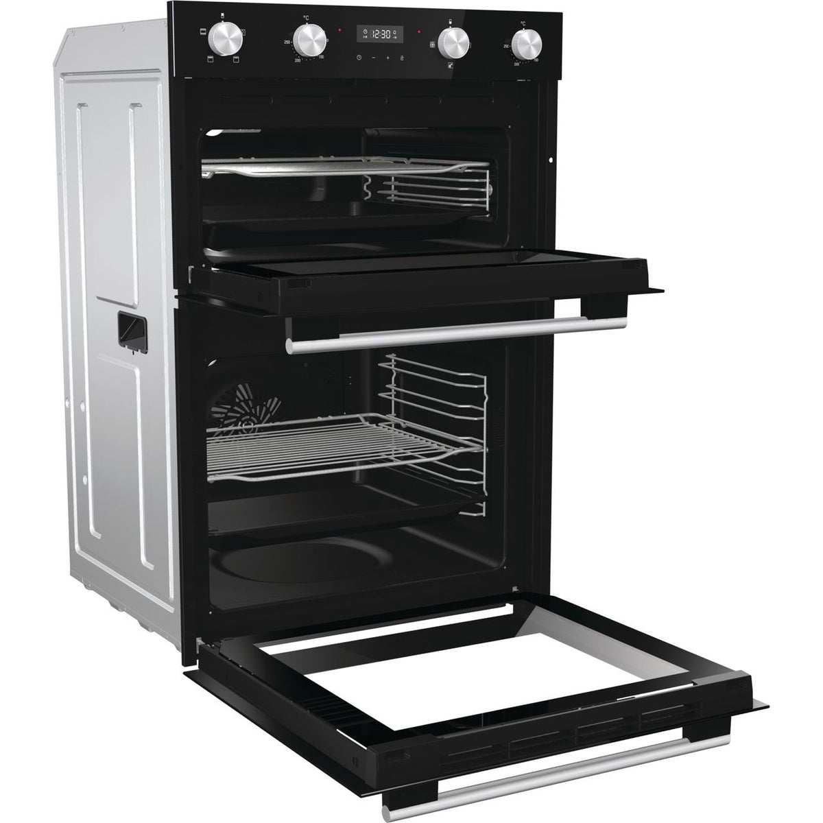 Hisense BI6095IGUK Built In Electric Double Oven and Induction Hob Pack - Black - A-A Rated