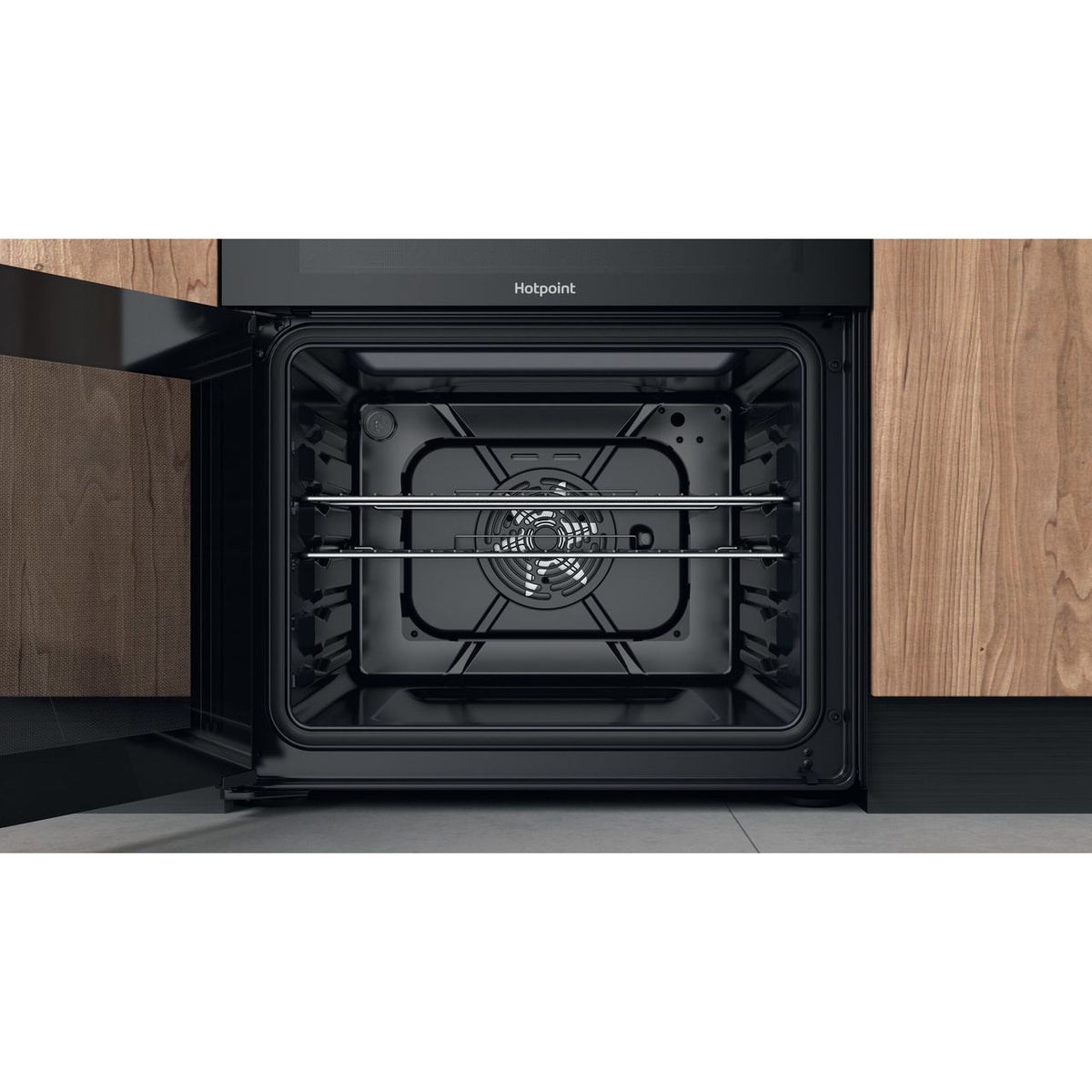 Hotpoint HDM67V9CMB-UK Electric Cooker with Ceramic Hob - Black - A-A Rated