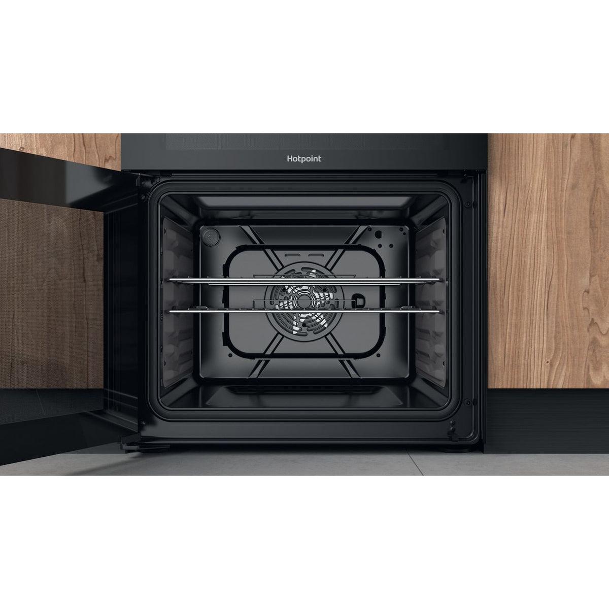 Hotpoint HDM67G9C2CB-UK Dual Fuel Cooker - Black - A-A Rated