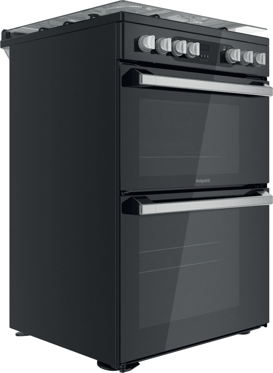 Hotpoint HDM67G9C2CSB-UK Dual Fuel Cooker - Black - A-A Rated