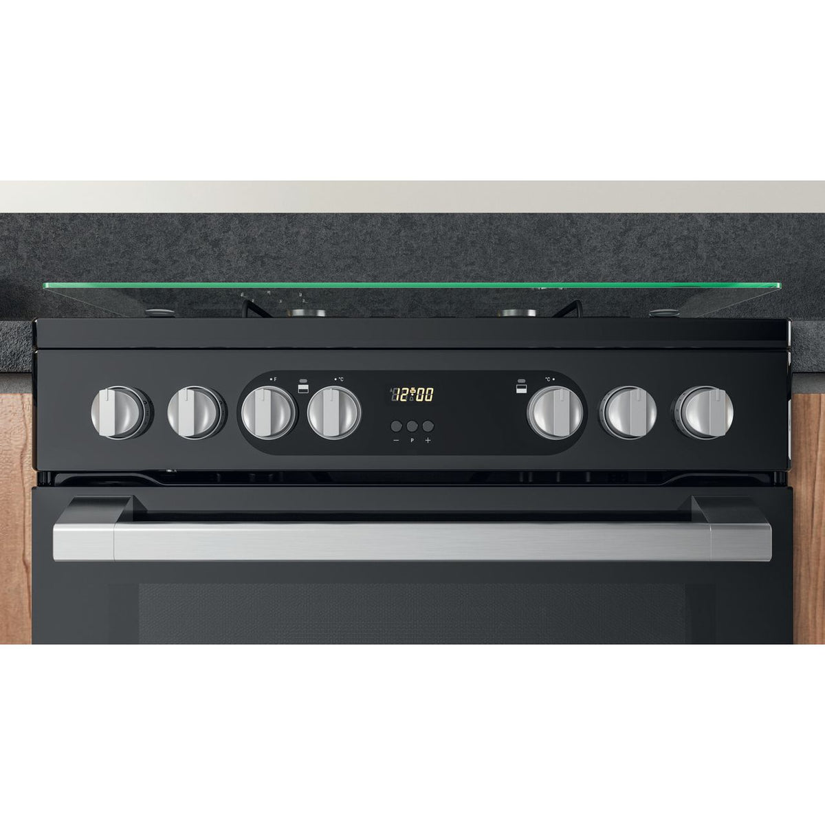 Hotpoint HDM67G9C2CSB-UK Dual Fuel Cooker - Black - A-A Rated