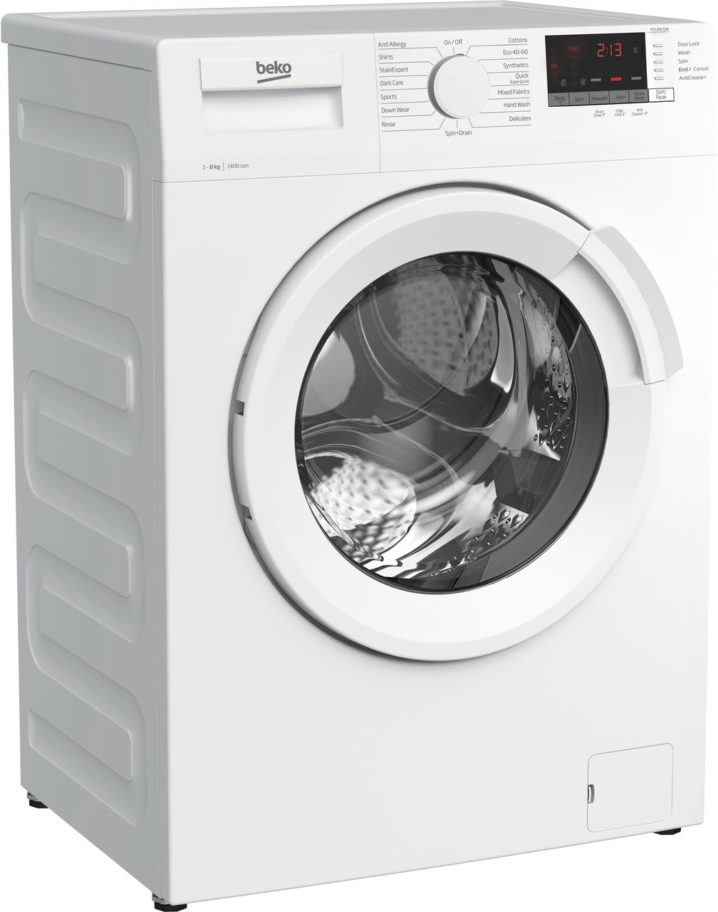 Beko WTL84151W 8kg Washing Machine with 1400 rpm - White - C Rated