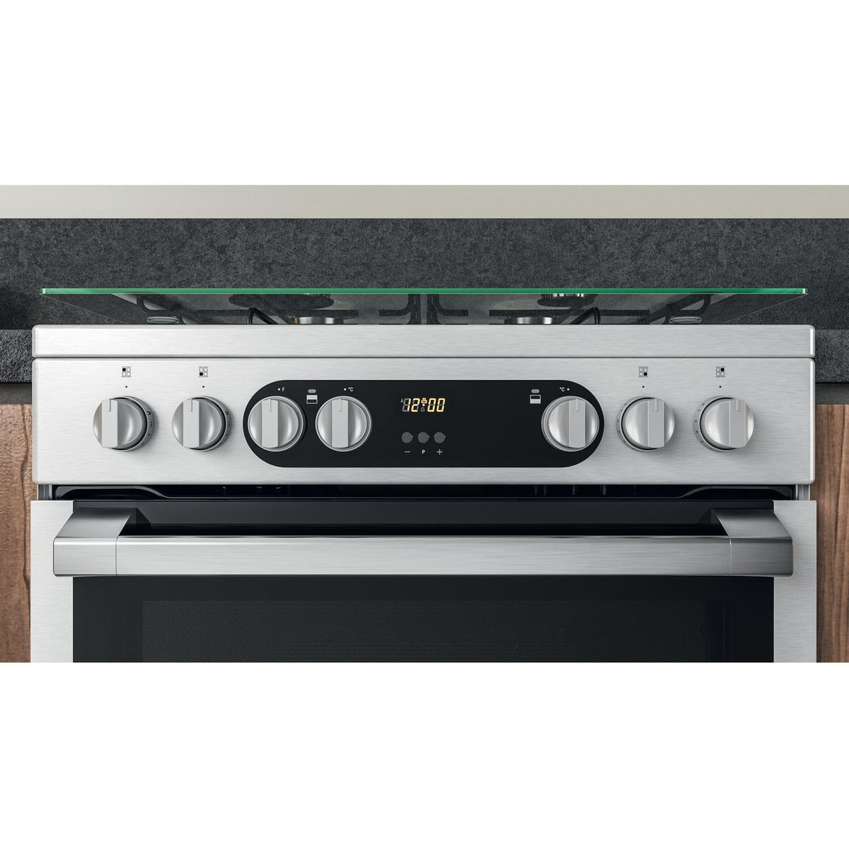 Hotpoint HDM67G9C2CX-U Dual Fuel Cooker - Silver - A-A Rated