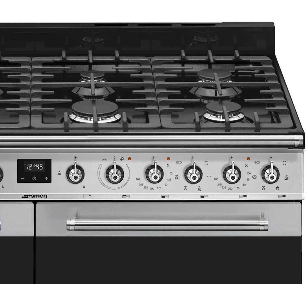 Smeg Symphony SYD4110-1 Dual Fuel Range Cooker - Stainless Steel - A-A Rated