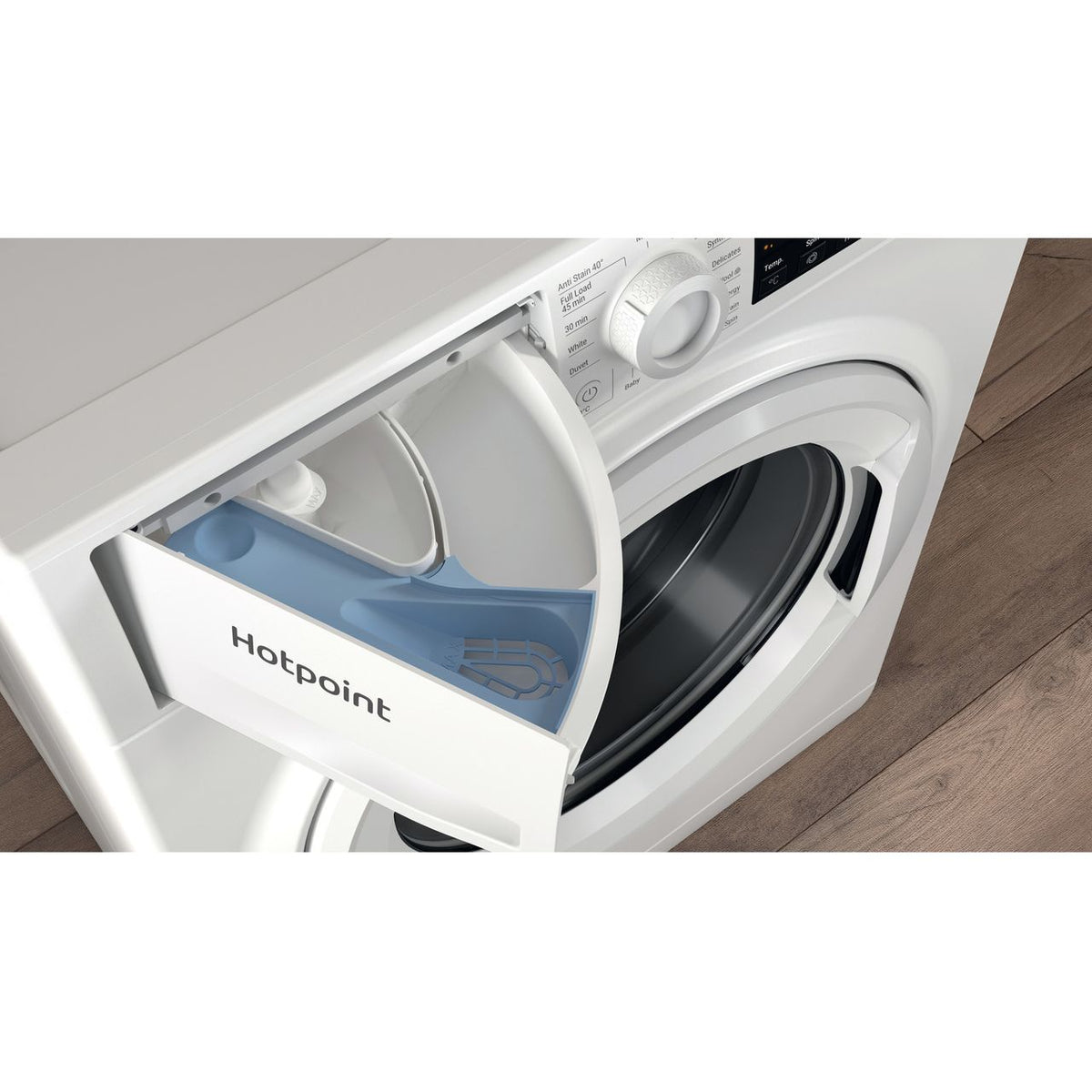 Hotpoint NSWM743UWUKN 7kg Washing Machine with 1400 rpm - White - D Rated