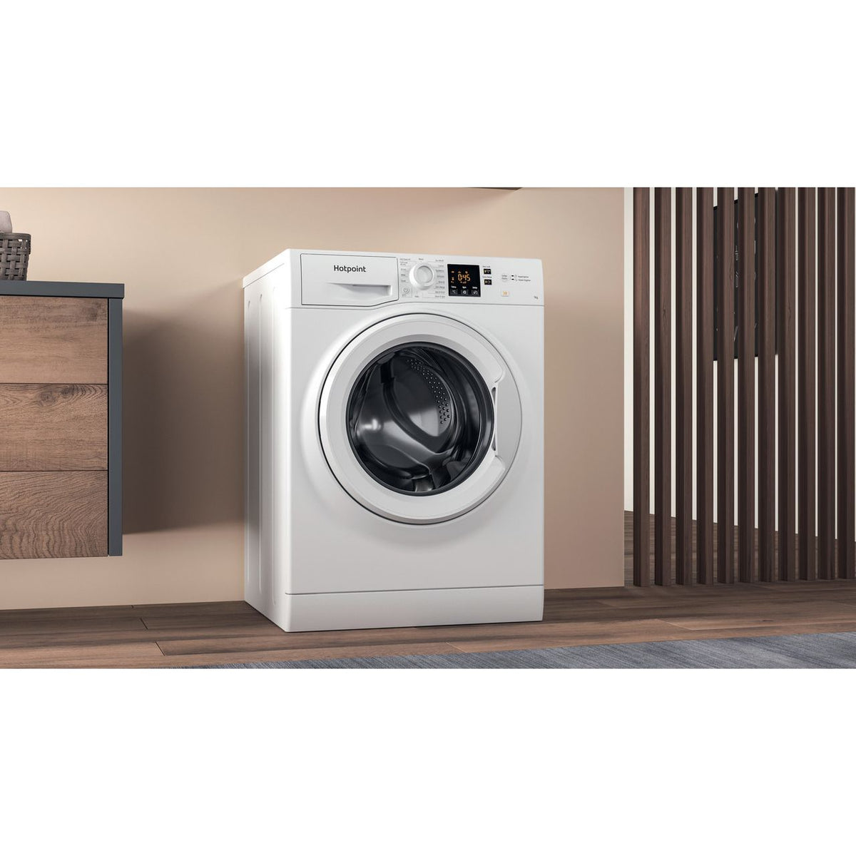 Hotpoint NSWM743UWUKN 7kg Washing Machine with 1400 rpm - White - D Rated