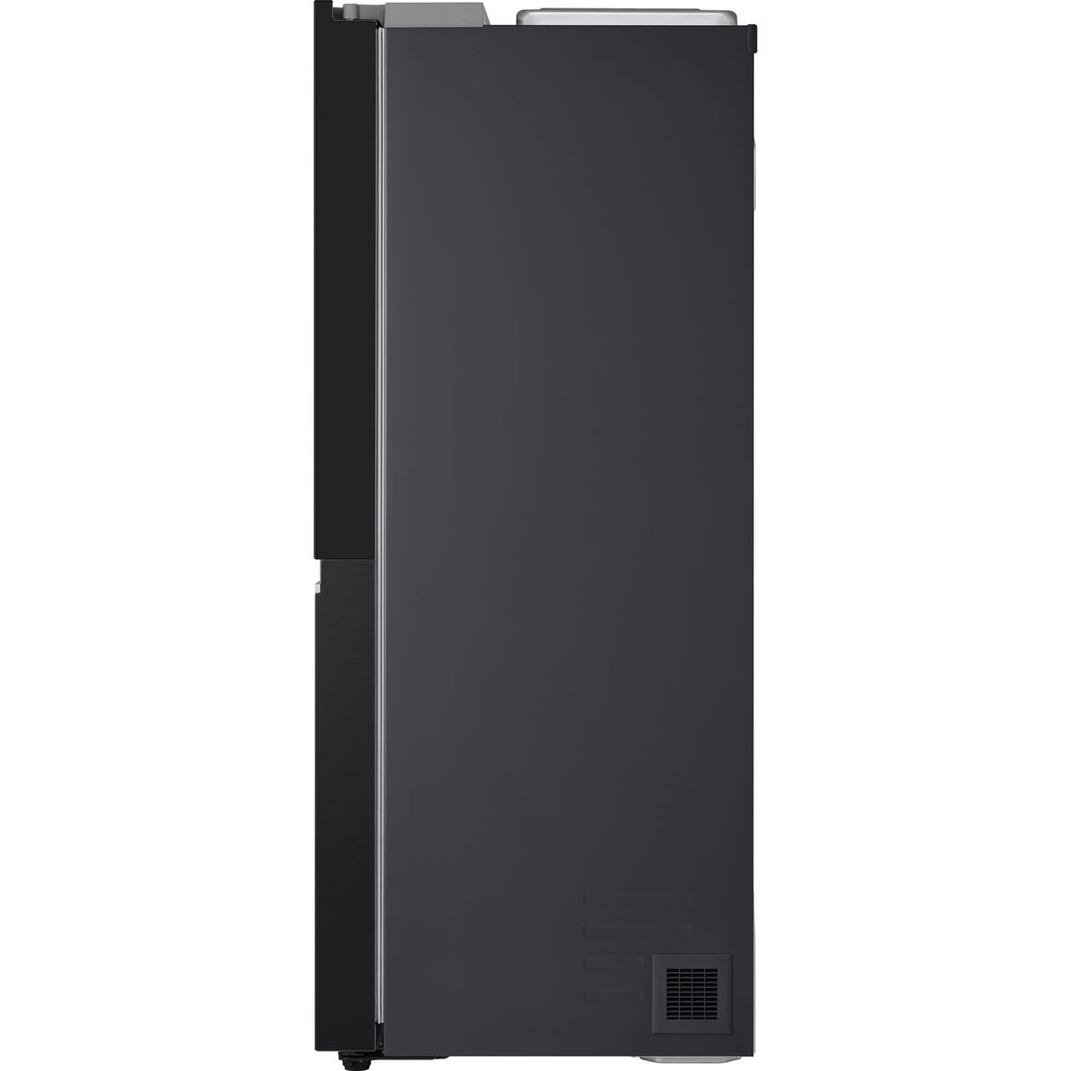 LG InstaView™ GSGV81EPLD Wifi Connected Non-Plumbed Frost Free American Fridge Freezer - Matte Black - D Rated