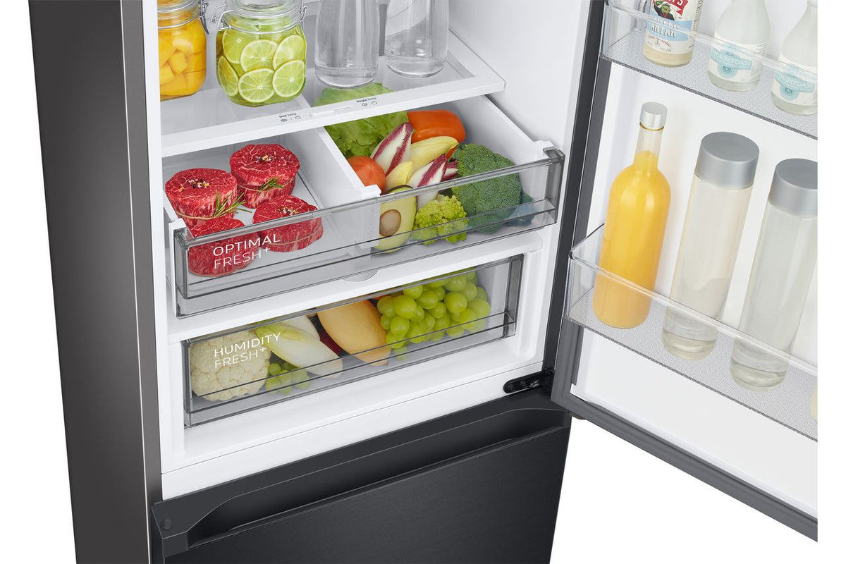 Samsung Bespoke RB38C7B6BB1 Wifi Connected 70-30 Total No Frost Fridge Freezer - Black - B Rated