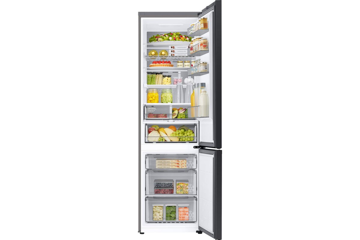 Samsung Bespoke RB38C7B6BB1 Wifi Connected 70-30 Total No Frost Fridge Freezer - Black - B Rated