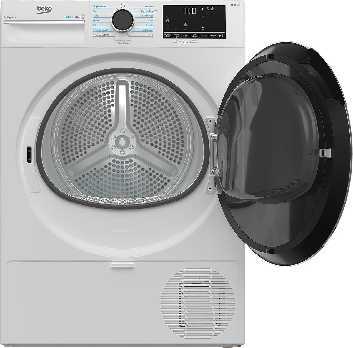 Beko RapiDry™ B5T4823RW 8Kg Heat Pump Tumble Dryer - White - A++ Rated