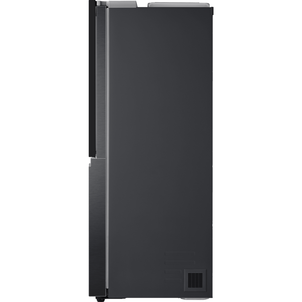 LG InstaView™ ThinQ™ GSXV91MCAE Wifi Connected Non-Plumbed Total No Frost American Fridge Freezer - Matte Black - E Rated