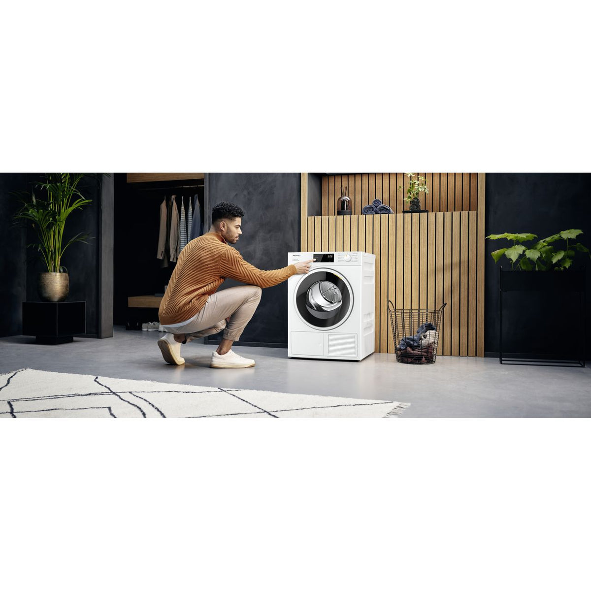 Miele TSH783WP Wifi Connected 9Kg Heat Pump Tumble Dryer - White - A+++ Rated