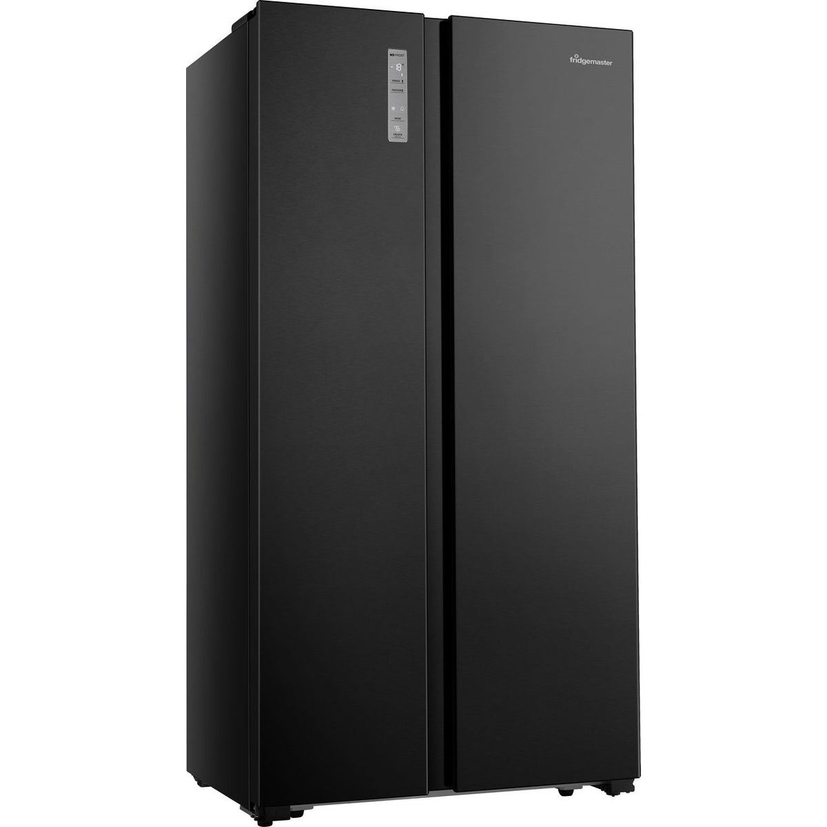 Fridgemaster MS91520BFF Frost Free American Fridge Freezer - Black - F Rated