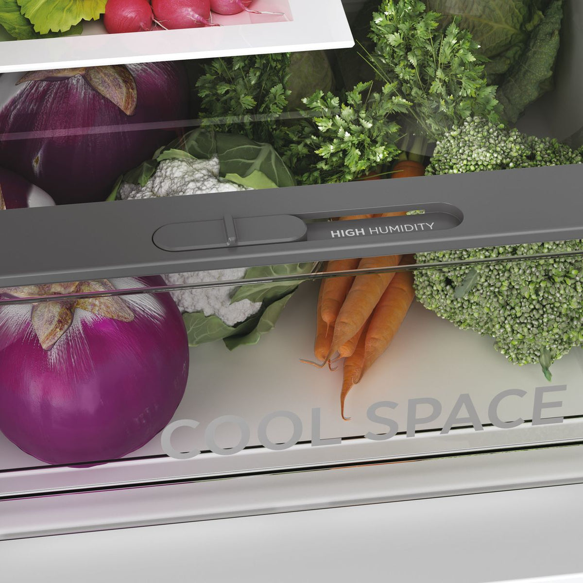 Hoover H-FRIDGE 500 HOCE4T618ESK Wifi Connected 60-40 Total No Frost Fridge Freezer - Silver - E Rated