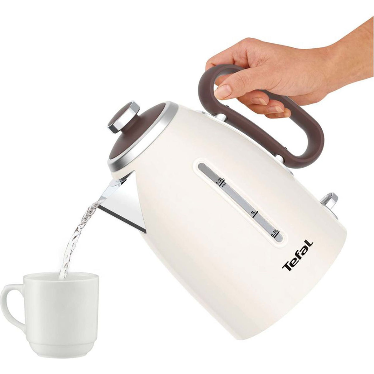 Tefal Retra KI780A40 Kettle - Cream