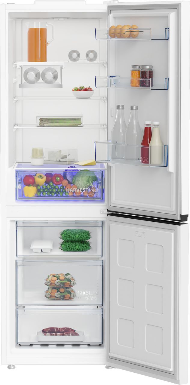 Beko CFG4686VW 60-40 Frost Free Fridge Freezer - White - E Rated