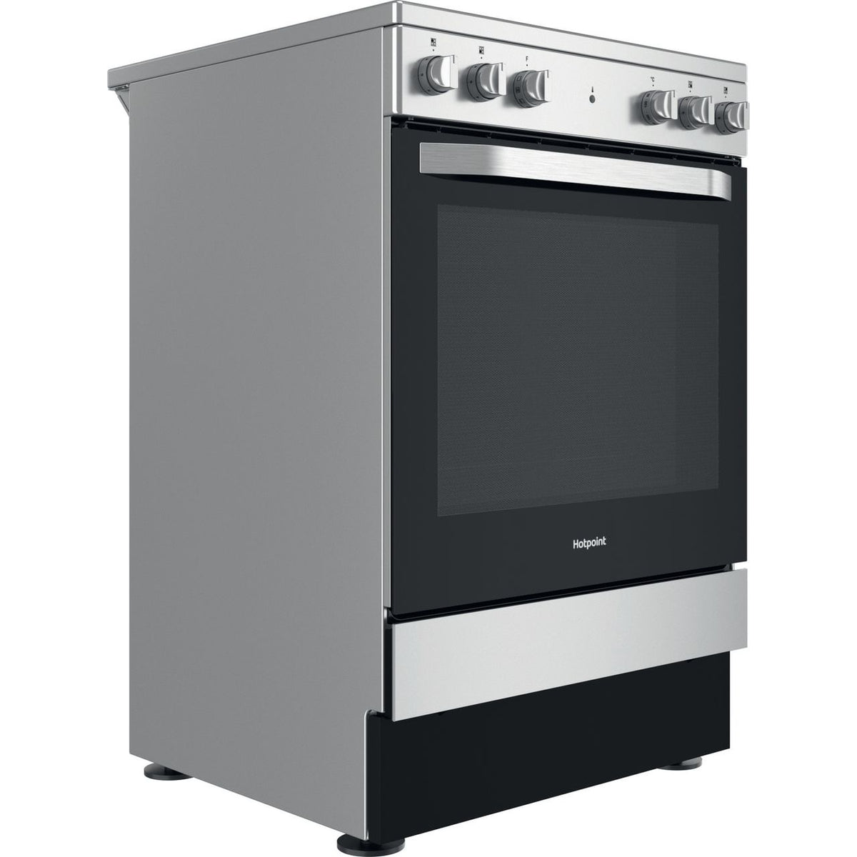 Hotpoint HS67V5KHX-UK Electric Cooker with Ceramic Hob - Inox - A Rated