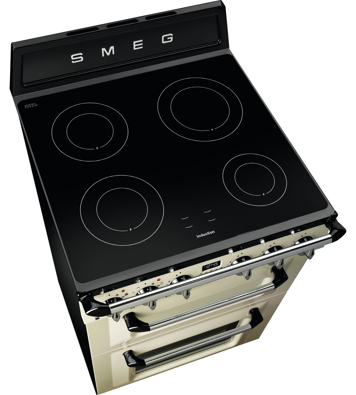 Smeg Victoria TR62IP2 60cm Electric Cooker with Induction Hob - Cream - A-A Rated