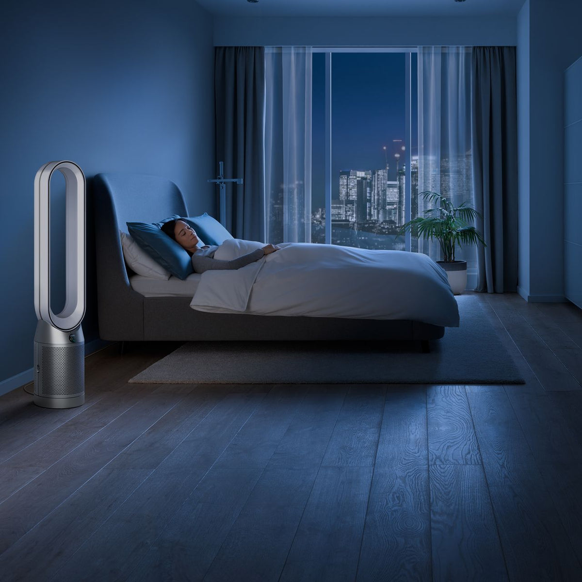 Dyson Cool™ Auto React TP7A Air Purifier with Fan Cooling - White - Nickel