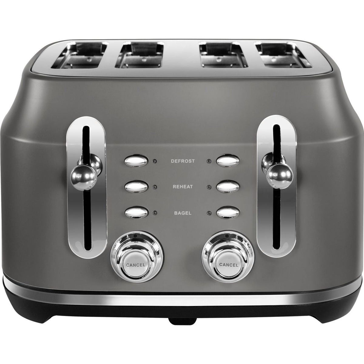 Rangemaster RMCL4S201GY 4 Slice Toaster - Silver