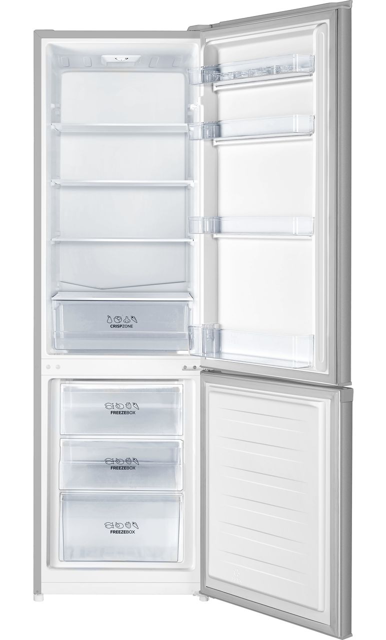 Fridgemaster MC55265ES 70-30 Fridge Freezer - Silver - E Rated