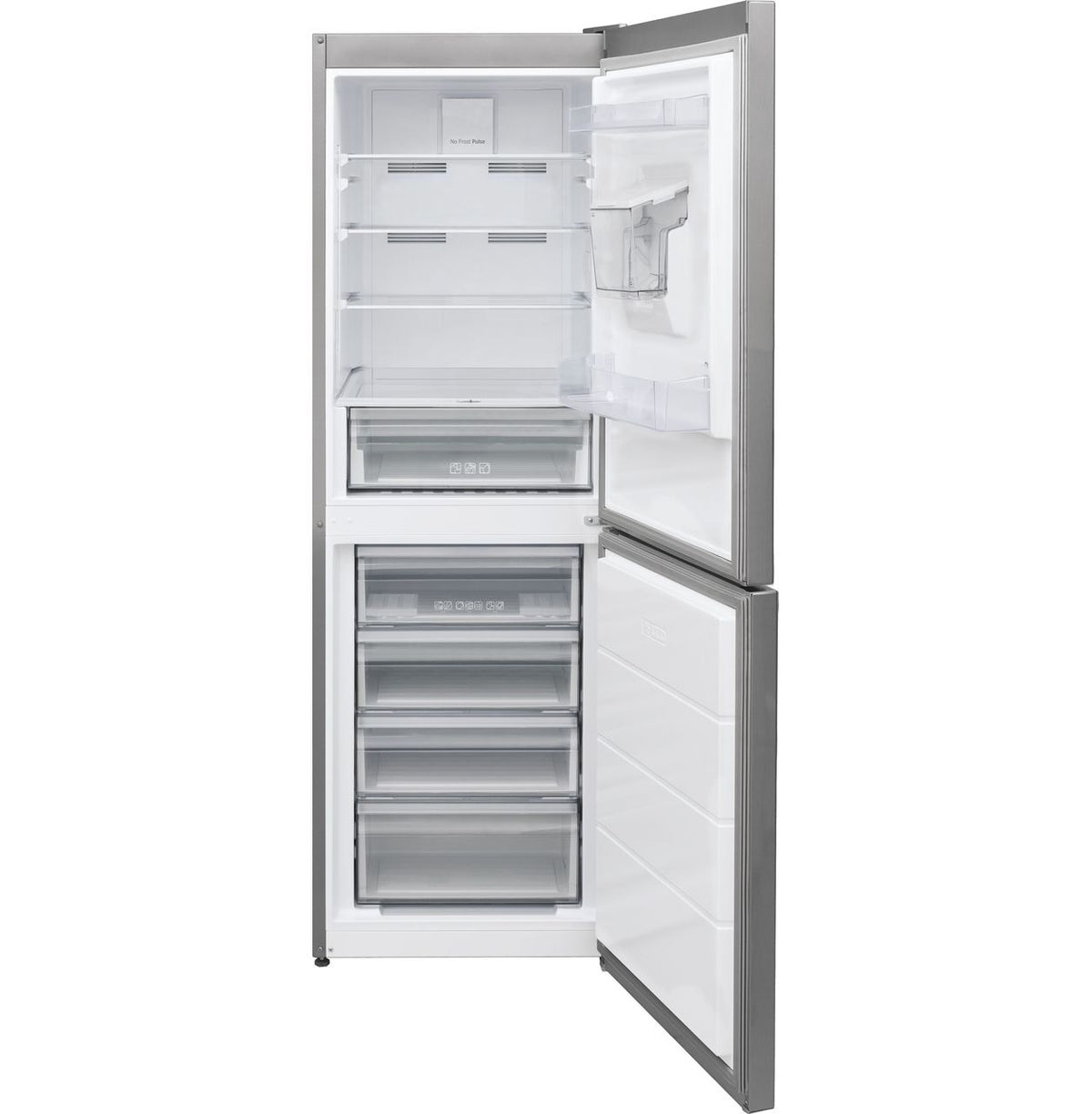 Hoover HOCV1T618EWXK 50-50 Total No Frost Fridge Freezer - Silver - E Rated