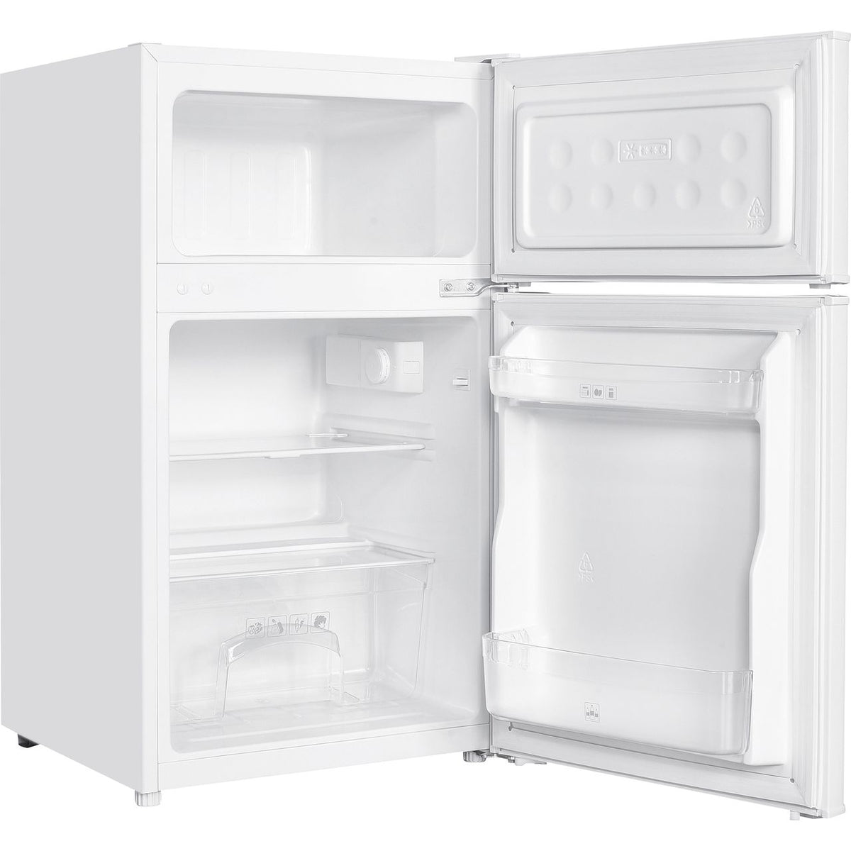 Russell Hobbs RH48UCFF2 80-20 Fridge Freezer - White - F Rated