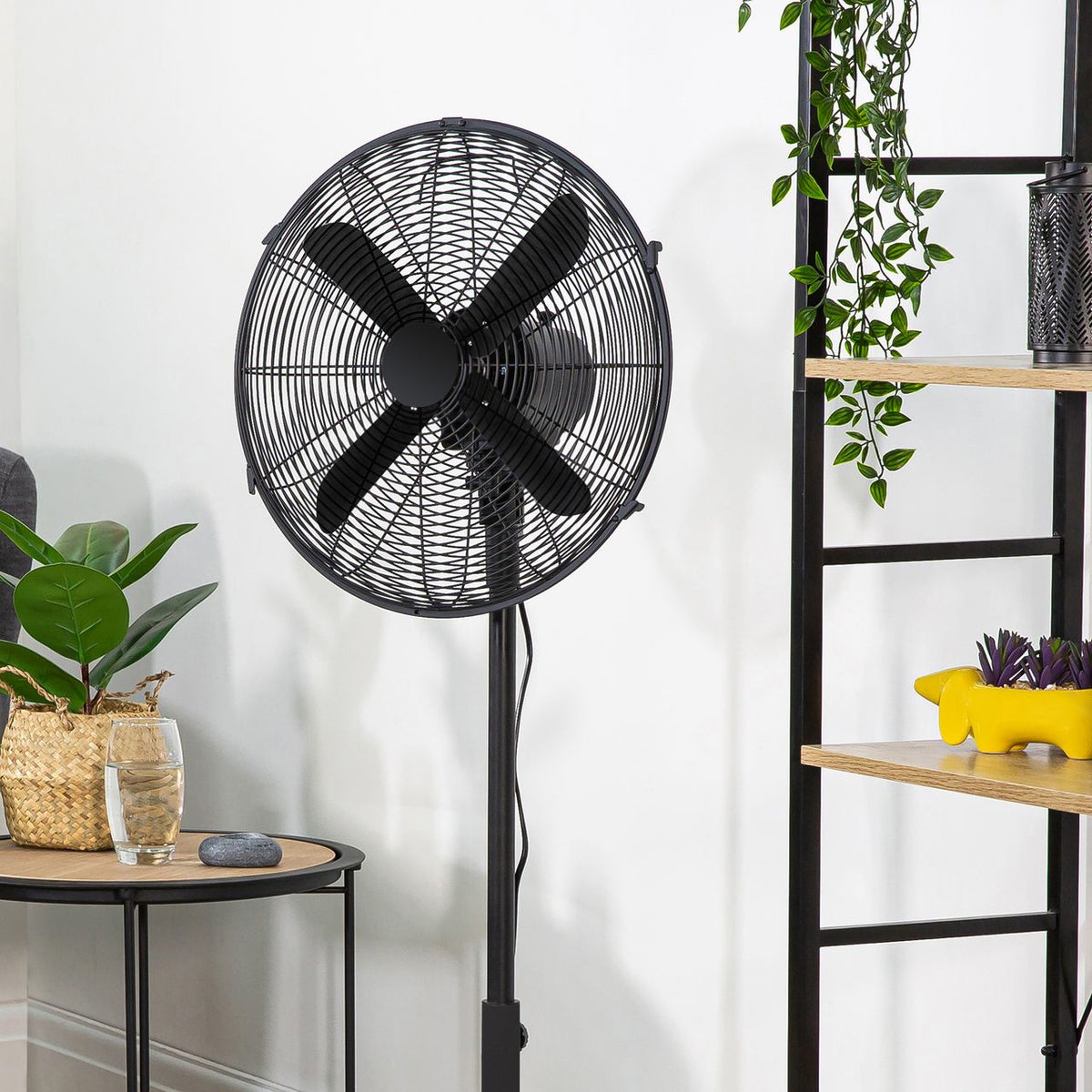 Zanussi Floor Fan ZNMPF1601MB - Black