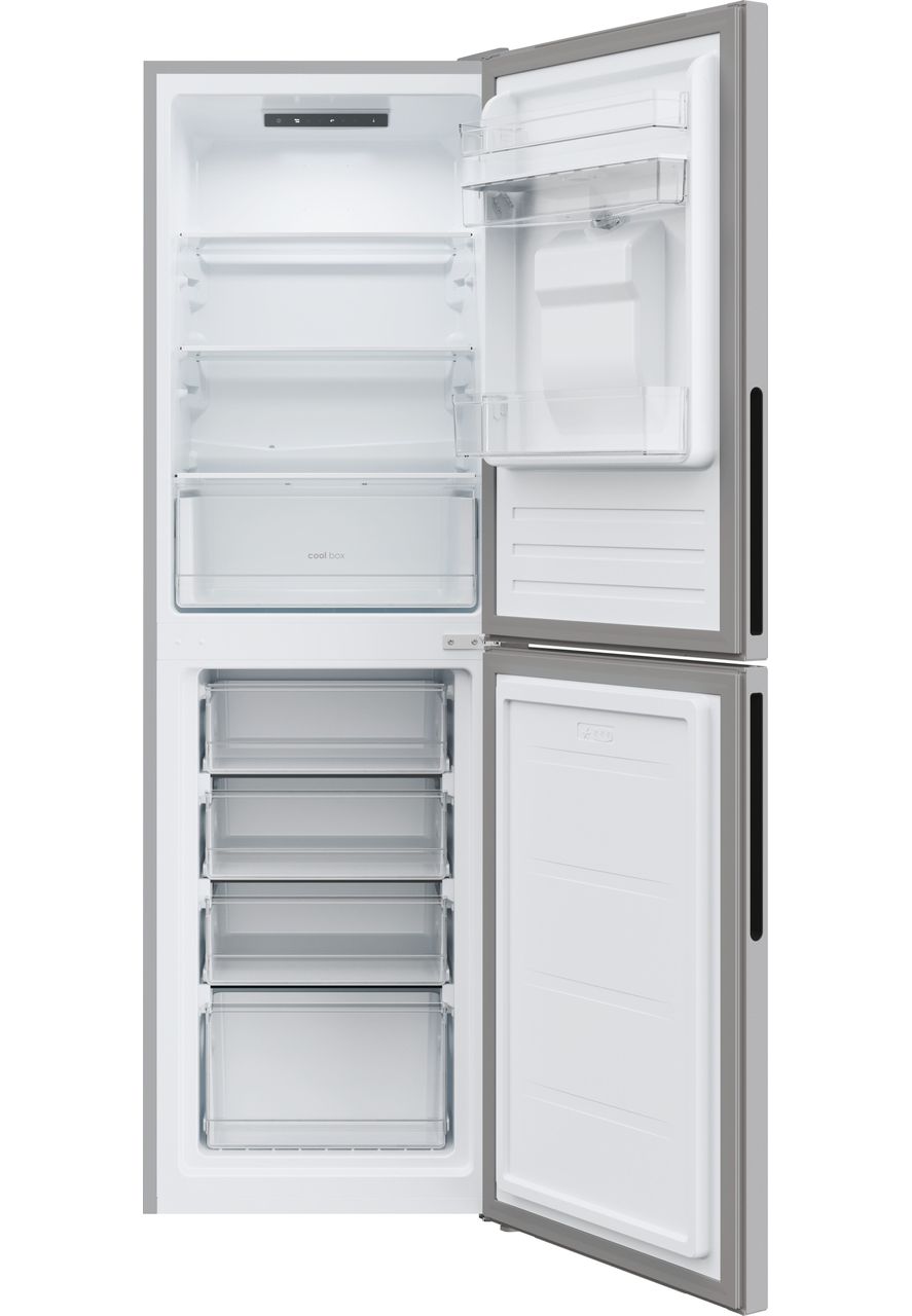 Candy CCT3L517FWSK 50-50 Fridge Freezer - Silver - F Rated