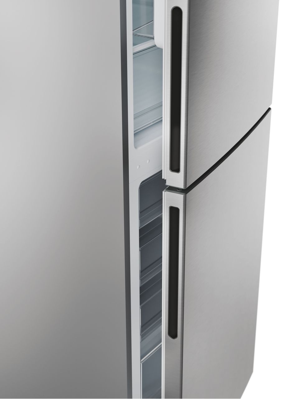 Candy CCT3L517FWSK 50-50 Fridge Freezer - Silver - F Rated