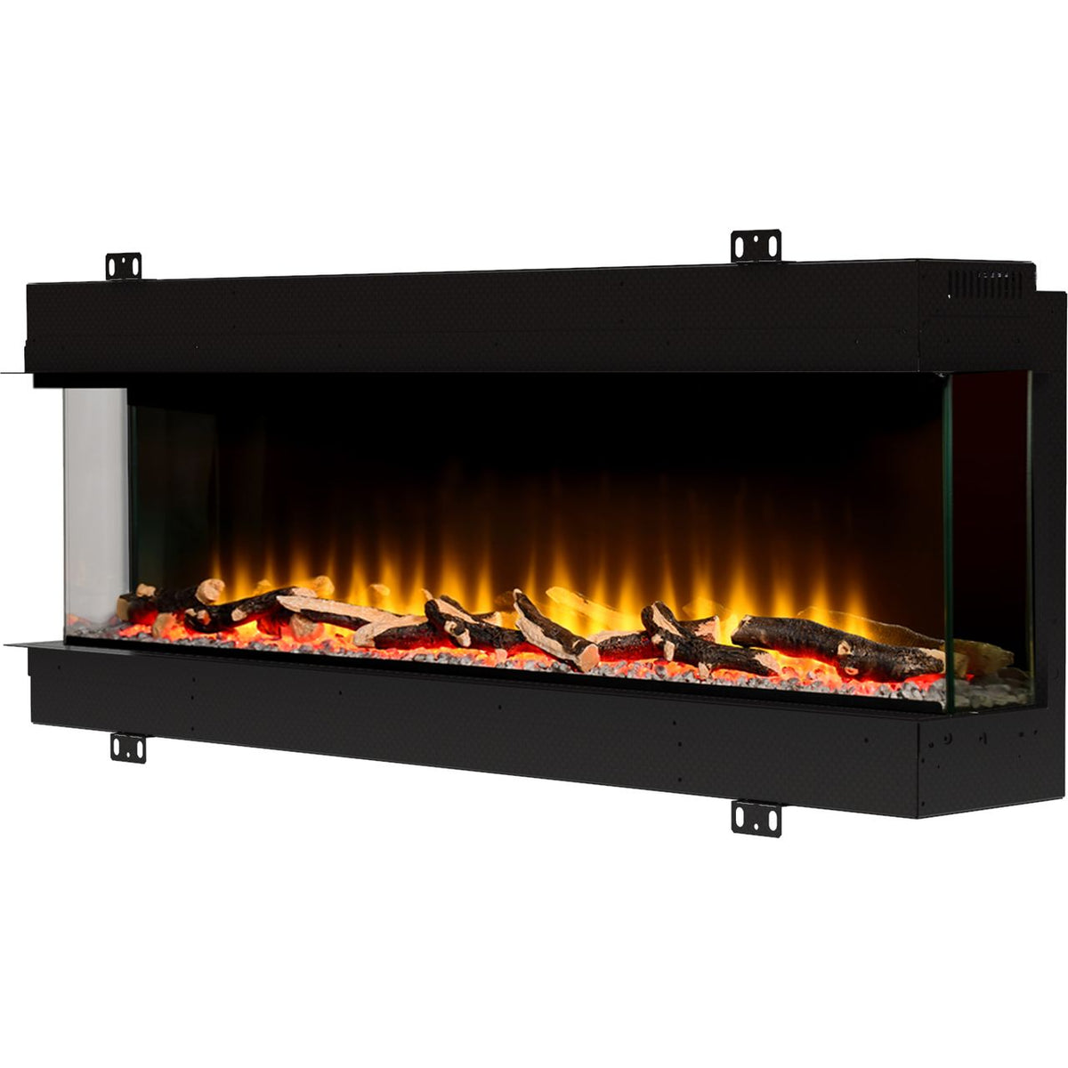 BeModern Invision 63606 Log Effect Electric Stove With Remote Control - Black