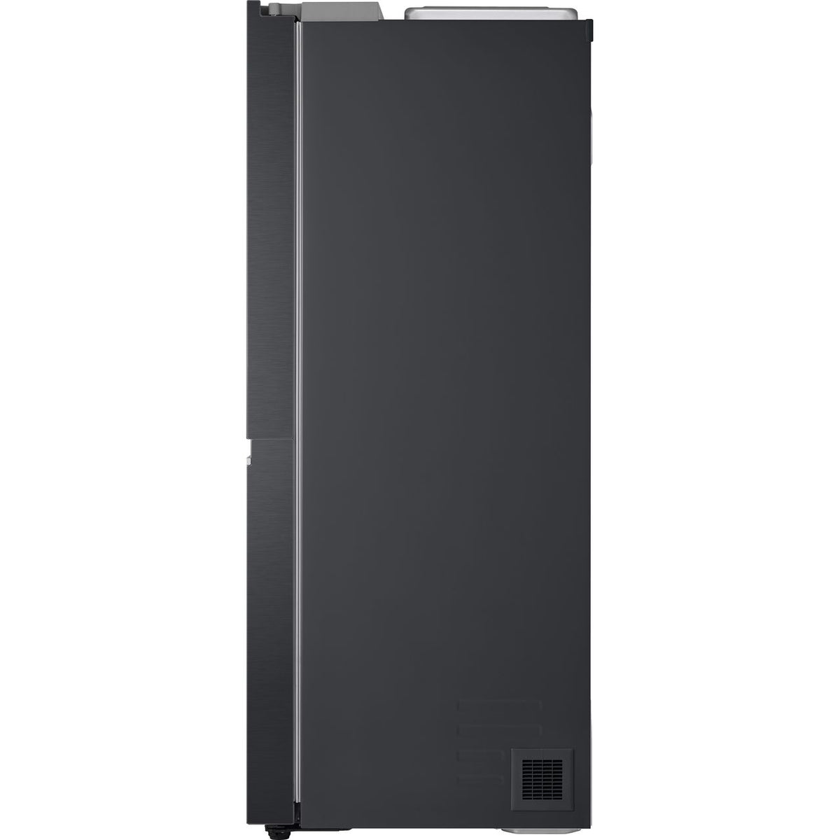 LG NatureFRESH™ GSLV70MCTD Wifi Connected Plumbed Frost Free American Fridge Freezer - Matt Black - D Rated