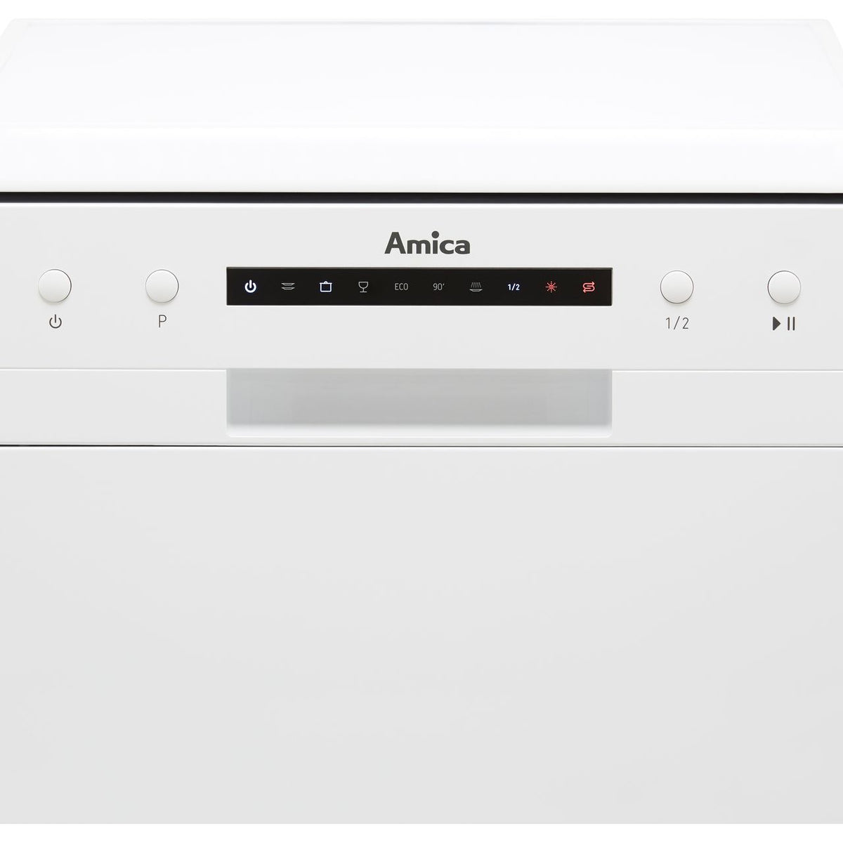 Amica ADF410WH Slimline Dishwasher - White - E Rated